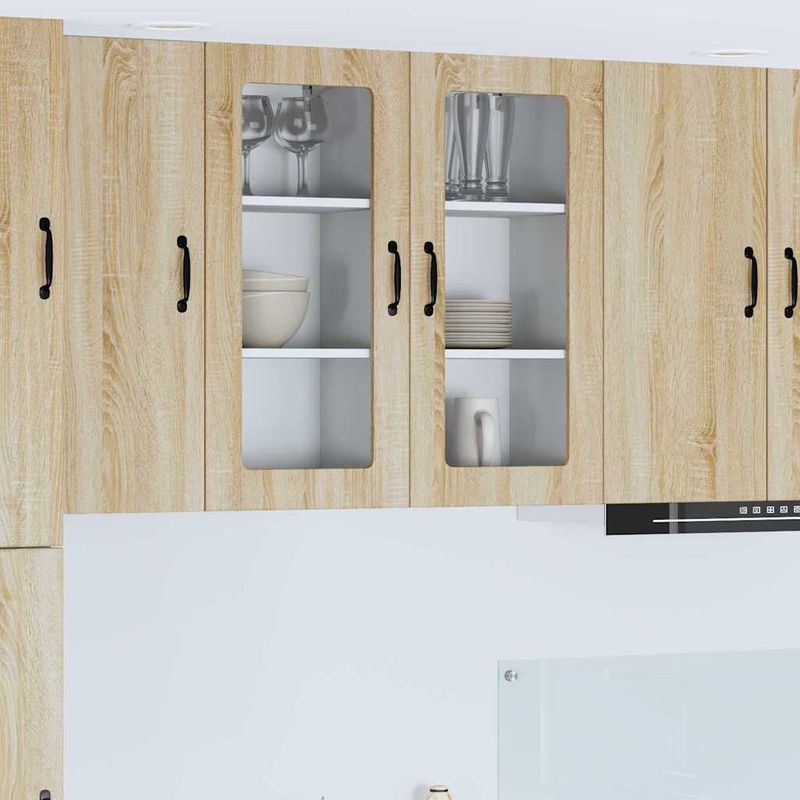 Casa si Gradina - Mobilier - Comode si corpuri - Corpuri bucatarie - Dulap suspendat de bucatarie Stejar Sonoma 40 x 31 x 80 cm - Infinity.ro