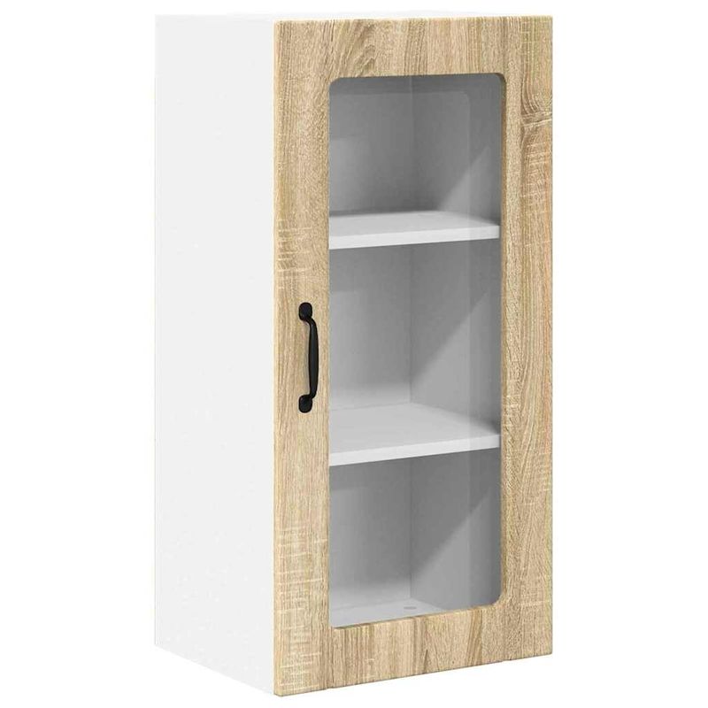 Casa si Gradina - Mobilier - Comode si corpuri - Corpuri bucatarie - Dulap suspendat de bucatarie Stejar Sonoma 40 x 31 x 80 cm - Infinity.ro
