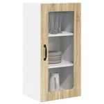 Casa si Gradina - Mobilier - Comode si corpuri - Corpuri bucatarie - Dulap suspendat de bucatarie Stejar Sonoma 40 x 31 x 80 cm - Infinity.ro