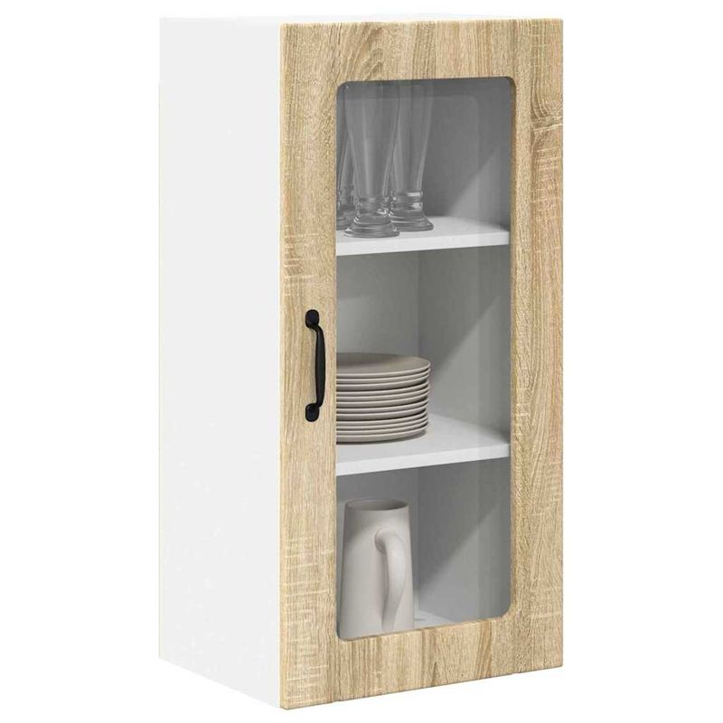 Casa si Gradina - Mobilier - Comode si corpuri - Corpuri bucatarie - Dulap suspendat de bucatarie Stejar Sonoma 40 x 31 x 80 cm - Infinity.ro