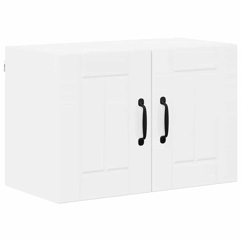 Casa si Gradina - Mobilier - Comode si corpuri - Corpuri bucatarie - Dulapuri de perete pentru bucatarie cu raft 2 pcs Alb lucios - Infinity.ro