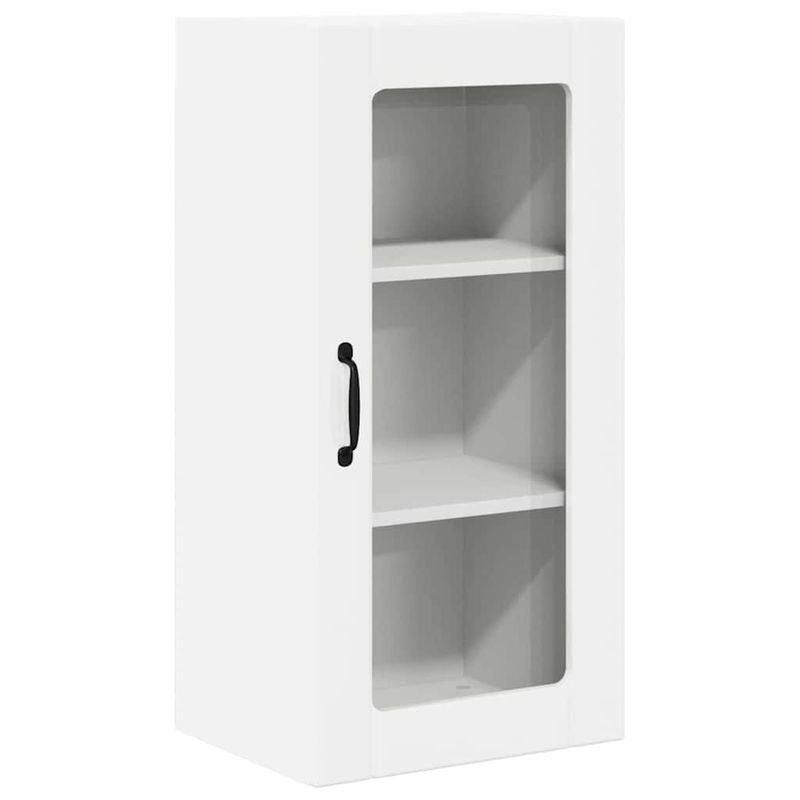 Casa si Gradina - Mobilier - Comode si corpuri - Corpuri bucatarie - Dulap suspendat de bucatarie 2 pcs Alb lucios 40 x 31 x 80 cm - Infinity.ro
