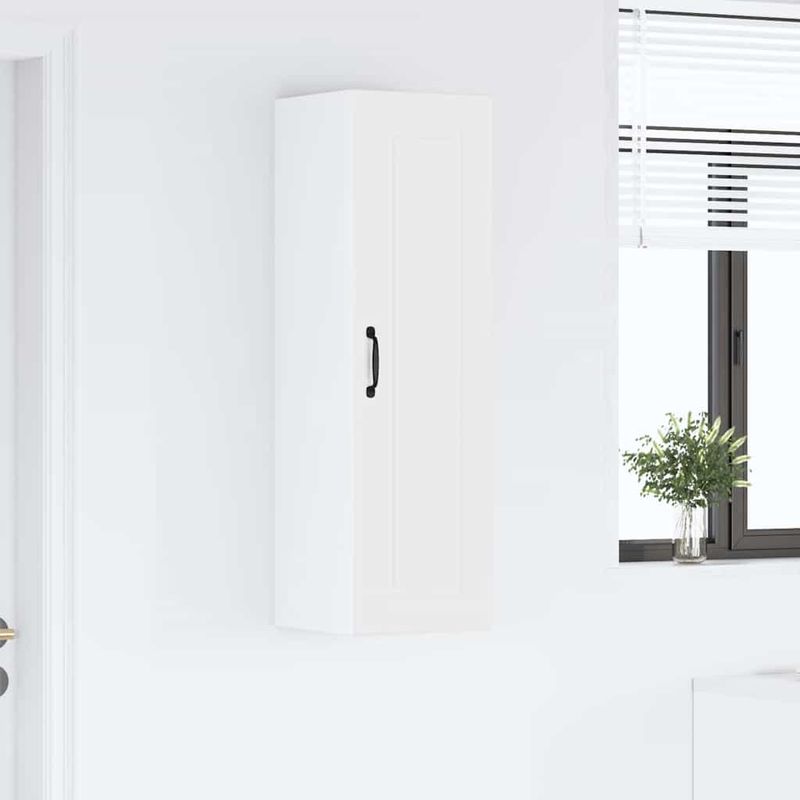 Casa si Gradina - Mobilier - Comode si corpuri - Corpuri bucatarie - Dulap suspendat de bucatarie Alb 30 x 31 x 100 cm Lemn compozit - Infinity.ro