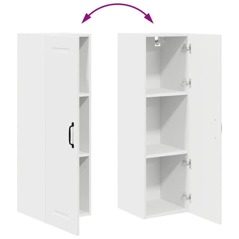 Casa si Gradina - Mobilier - Comode si corpuri - Corpuri bucatarie - Dulap suspendat de bucatarie Alb 30 x 31 x 100 cm Lemn compozit - Infinity.ro