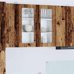 Casa si Gradina - Mobilier - Comode si corpuri - Corpuri bucatarie - Dulap suspendat de bucatarie cu raft Lemn Vechi 80 x 31 x 80 cm - Infinity.ro