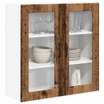 Casa si Gradina - Mobilier - Comode si corpuri - Corpuri bucatarie - Dulap suspendat de bucatarie cu raft Lemn Vechi 80 x 31 x 80 cm - Infinity.ro