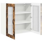 Casa si Gradina - Mobilier - Comode si corpuri - Corpuri bucatarie - Dulap suspendat de bucatarie cu raft Lemn Vechi 80 x 31 x 80 cm - Infinity.ro