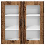 Casa si Gradina - Mobilier - Comode si corpuri - Corpuri bucatarie - Dulap suspendat de bucatarie cu raft Lemn Vechi 80 x 31 x 80 cm - Infinity.ro