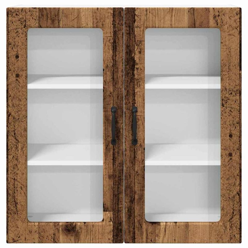 Casa si Gradina - Mobilier - Comode si corpuri - Corpuri bucatarie - Dulap suspendat de bucatarie cu raft Lemn Vechi 80 x 31 x 80 cm - Infinity.ro