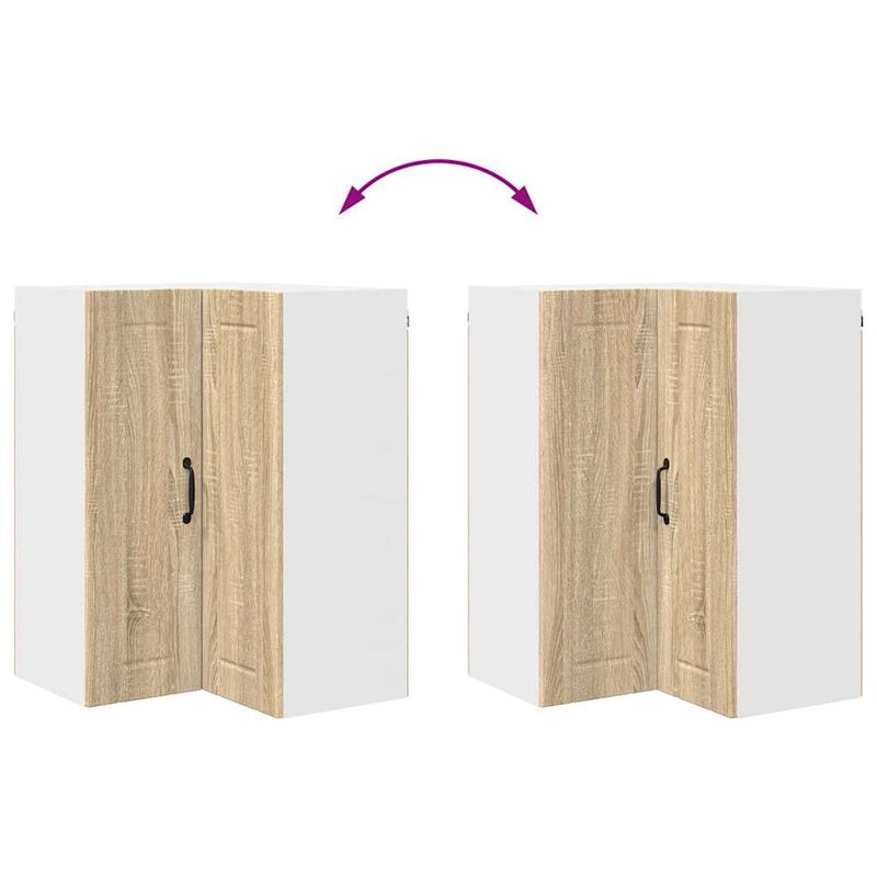 Casa si Gradina - Mobilier - Comode si corpuri - Corpuri bucatarie - Dulap de bucatarie Stejar Sonoma 57 x 57 x 80 cm Lemn compozit - Infinity.ro