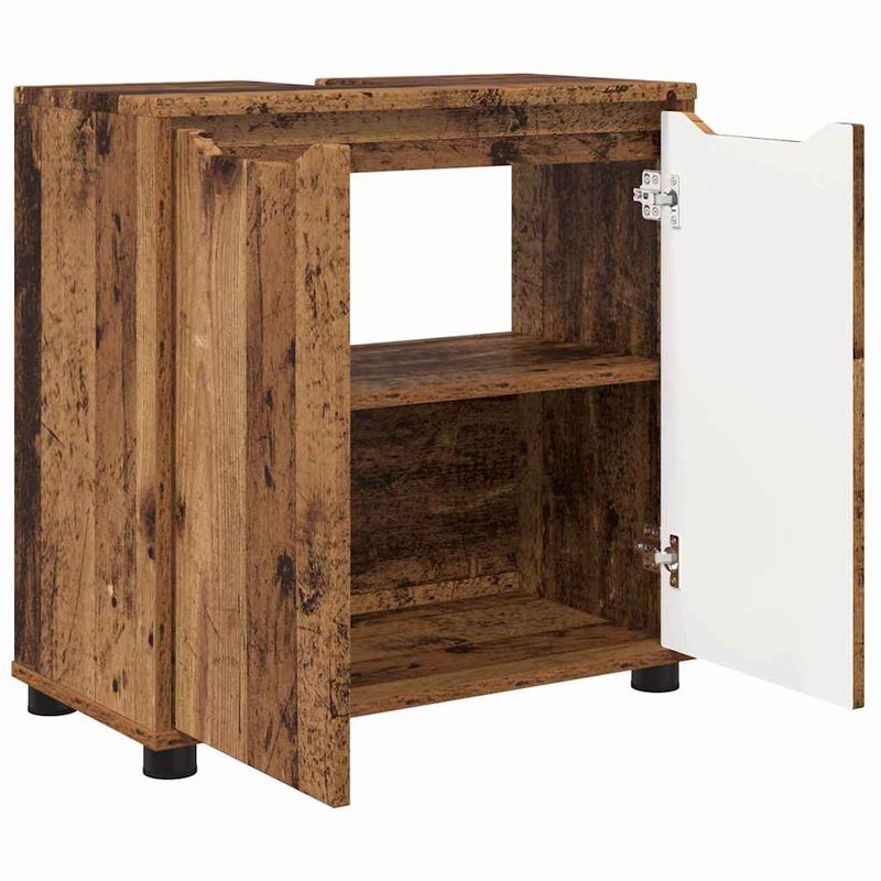 Casa si Gradina - Mobilier - Mobilier baie - Corpuri baie - Cabinet pentru chiuveta de baie Lemn Vechi 60 x 30 x 60 cm - Infinity.ro