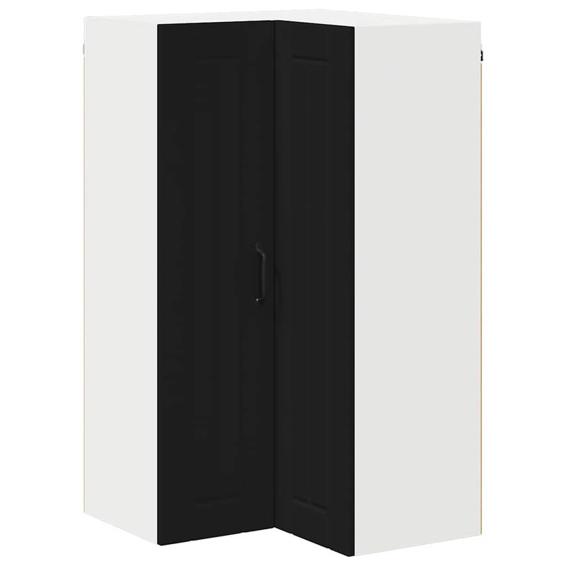 Casa si Gradina - Mobilier - Comode si corpuri - Corpuri bucatarie - Dulap de bucatarie cu raft Negru 57 x 57 x 100 cm Lemn compozit - Infinity.ro