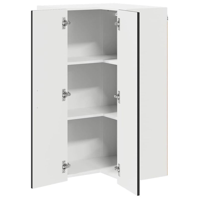 Casa si Gradina - Mobilier - Comode si corpuri - Corpuri bucatarie - Dulap de bucatarie cu raft Negru 57 x 57 x 100 cm Lemn compozit - Infinity.ro
