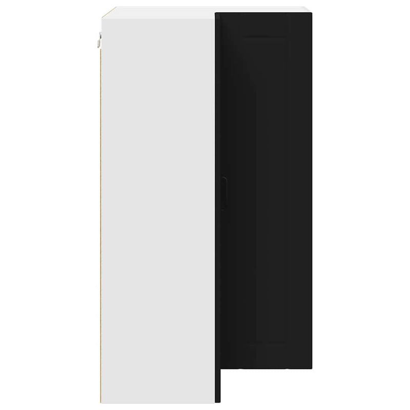 Casa si Gradina - Mobilier - Comode si corpuri - Corpuri bucatarie - Dulap de bucatarie cu raft Negru 57 x 57 x 100 cm Lemn compozit - Infinity.ro