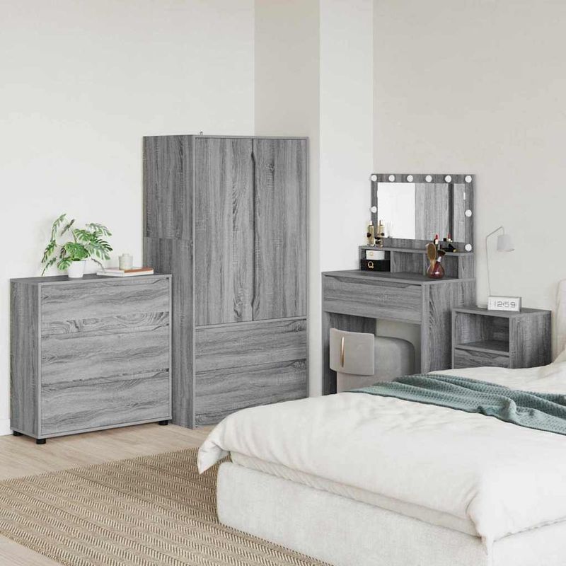 Casa si Gradina - Mobilier - Dulapuri si sifoniere - Dulapuri - Dulap de depozitare Gri Sonoma 80 x 48 x 57 cm Lemn compozit - Infinity.ro