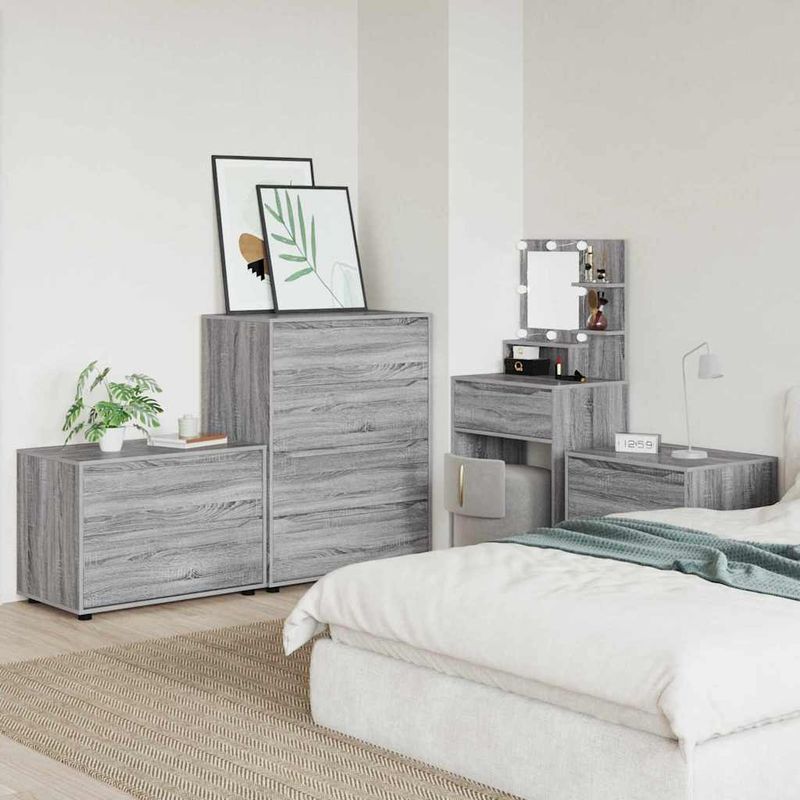 Casa si Gradina - Mobilier - Dulapuri si sifoniere - Dulapuri - Dulap de depozitare Gri Sonoma 80 x 48 x 57 cm Lemn compozit - Infinity.ro