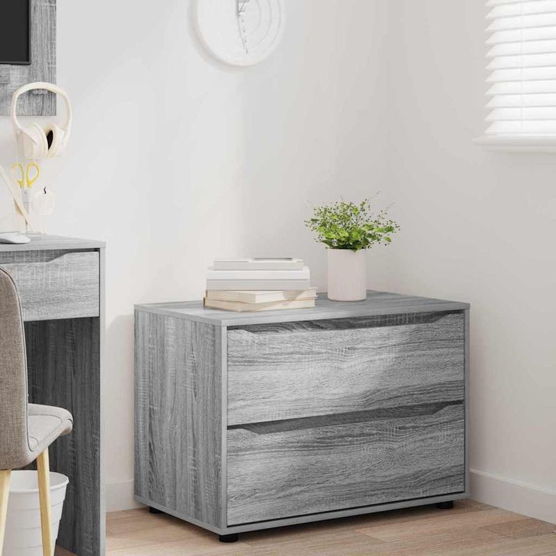 Casa si Gradina - Mobilier - Dulapuri si sifoniere - Dulapuri - Dulap de depozitare Gri Sonoma 80 x 48 x 57 cm Lemn compozit - Infinity.ro