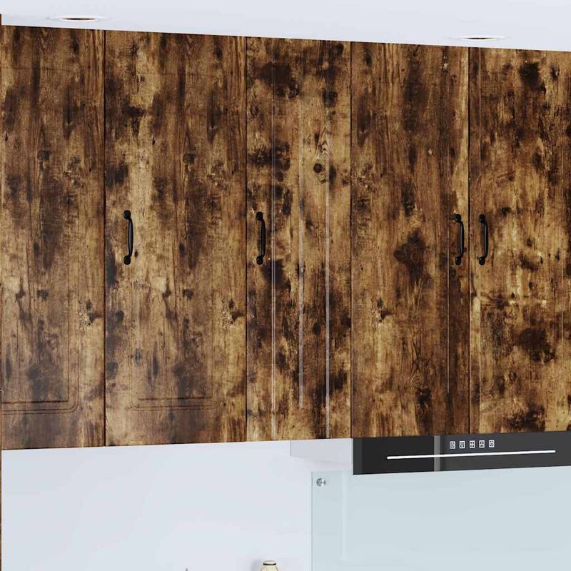 Casa si Gradina - Mobilier - Comode si corpuri - Corpuri bucatarie - Dulap de bucatarie cu raft Stejar fumuriu 30 x 31 x 100 cm - Infinity.ro