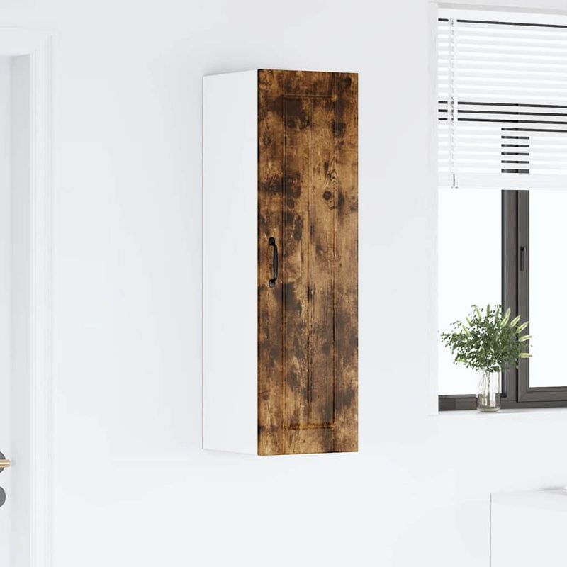 Casa si Gradina - Mobilier - Comode si corpuri - Corpuri bucatarie - Dulap de bucatarie cu raft Stejar fumuriu 30 x 31 x 100 cm - Infinity.ro