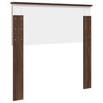Casa si Gradina - Mobilier - Paturi si accesorii - Accesorii paturi - Tablie de pat cu depozitare alb 100 cm lemn masiv de pin - Infinity.ro