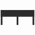 Casa si Gradina - Mobilier - Paturi si accesorii - Accesorii paturi - Tablie de pat cu dulap si LED, stejar sonoma, 200x16,5x103,5 cm - Infinity.ro