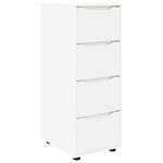 Casa si Gradina - Mobilier - Dulapuri si sifoniere - Dulapuri - Dulap de depozitare Alb 40 x 48 x 105 cm Lemn compozit - Infinity.ro