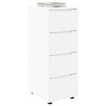 Casa si Gradina - Mobilier - Dulapuri si sifoniere - Dulapuri - Dulap de depozitare Alb 40 x 48 x 105 cm Lemn compozit - Infinity.ro