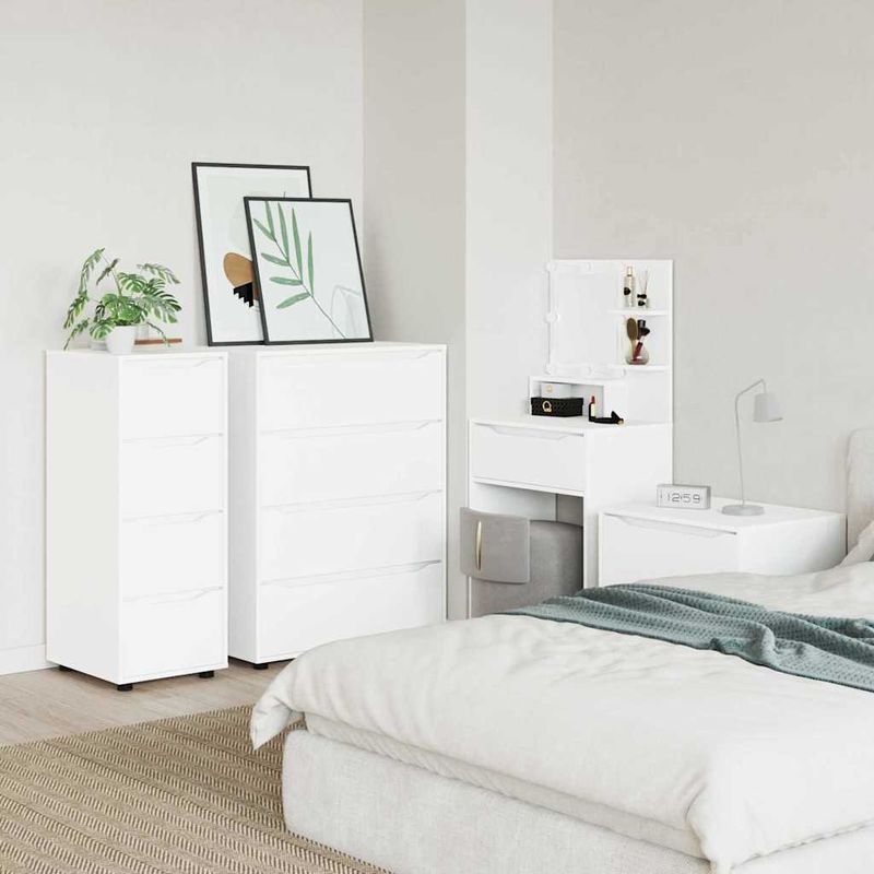 Casa si Gradina - Mobilier - Dulapuri si sifoniere - Dulapuri - Dulap de depozitare Alb 40 x 48 x 105 cm Lemn compozit - Infinity.ro