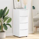 Casa si Gradina - Mobilier - Dulapuri si sifoniere - Dulapuri - Dulap de depozitare Alb 40 x 48 x 105 cm Lemn compozit - Infinity.ro