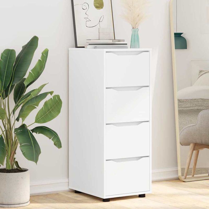 Casa si Gradina - Mobilier - Dulapuri si sifoniere - Dulapuri - Dulap de depozitare Alb 40 x 48 x 105 cm Lemn compozit - Infinity.ro