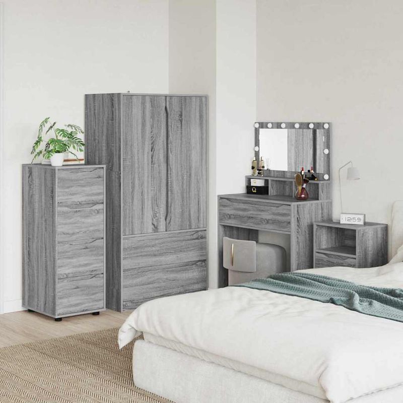 Casa si Gradina - Mobilier - Dulapuri si sifoniere - Dulapuri - Dulap de depozitare Gri Sonoma 40 x 48 x 105 cm Lemn compozit - Infinity.ro