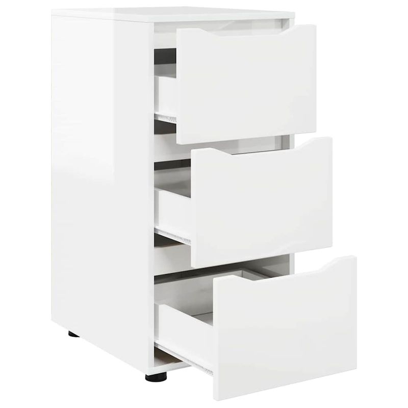 Casa si Gradina - Mobilier - Dulapuri si sifoniere - Dulapuri - Dulap de depozitare Alb lucios 40 x 48 x 81 cm Lemn compozit - Infinity.ro