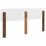 Casa si Gradina - Mobilier - Paturi si accesorii - Accesorii paturi - Tablie de pat cu aripioare gri inchis 93x16x118/128 cm textil - Infinity.ro