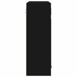 Casa si Gradina - Mobilier - Mobilier baie - Corpuri baie - Dulap cu oglinda pentru baie cu raft Negru 60 x 20 x 60 cm - Infinity.ro