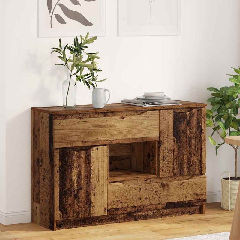 Casa si Gradina - Mobilier - Comode si corpuri - Comode - Bufet cu sertar Lemn Vechi 100 x 30 x 65,6 Lemn compozit - Infinity.ro