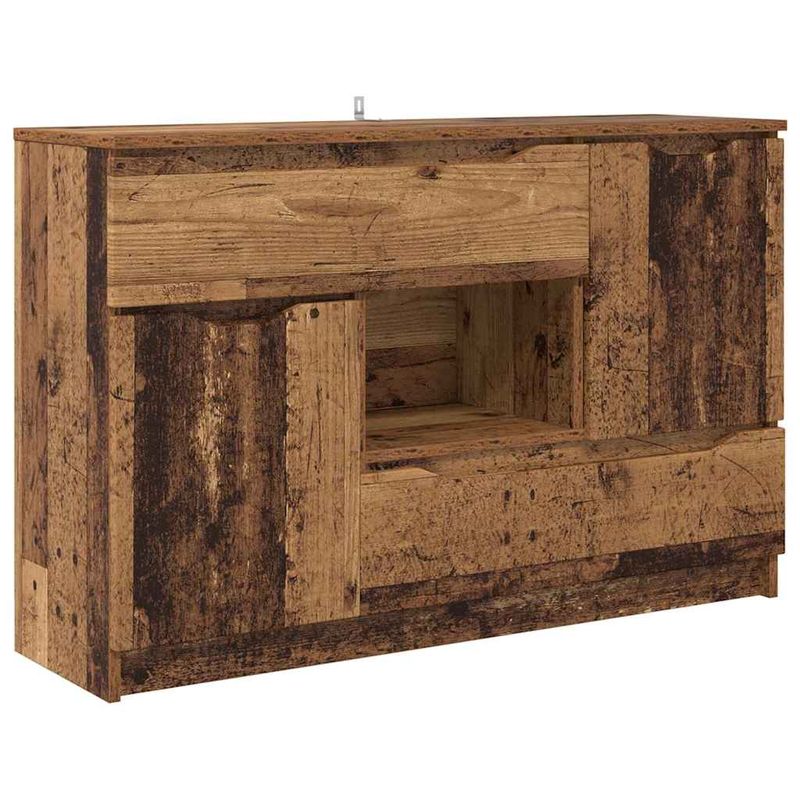 Casa si Gradina - Mobilier - Comode si corpuri - Comode - Bufet cu sertar Lemn Vechi 100 x 30 x 65,6 Lemn compozit - Infinity.ro