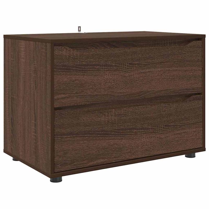 Casa si Gradina - Mobilier - Dulapuri si sifoniere - Dulapuri - Dulap de depozitare Stejar inchis 80 x 48 x 57 cm Lemn compozit - Infinity.ro