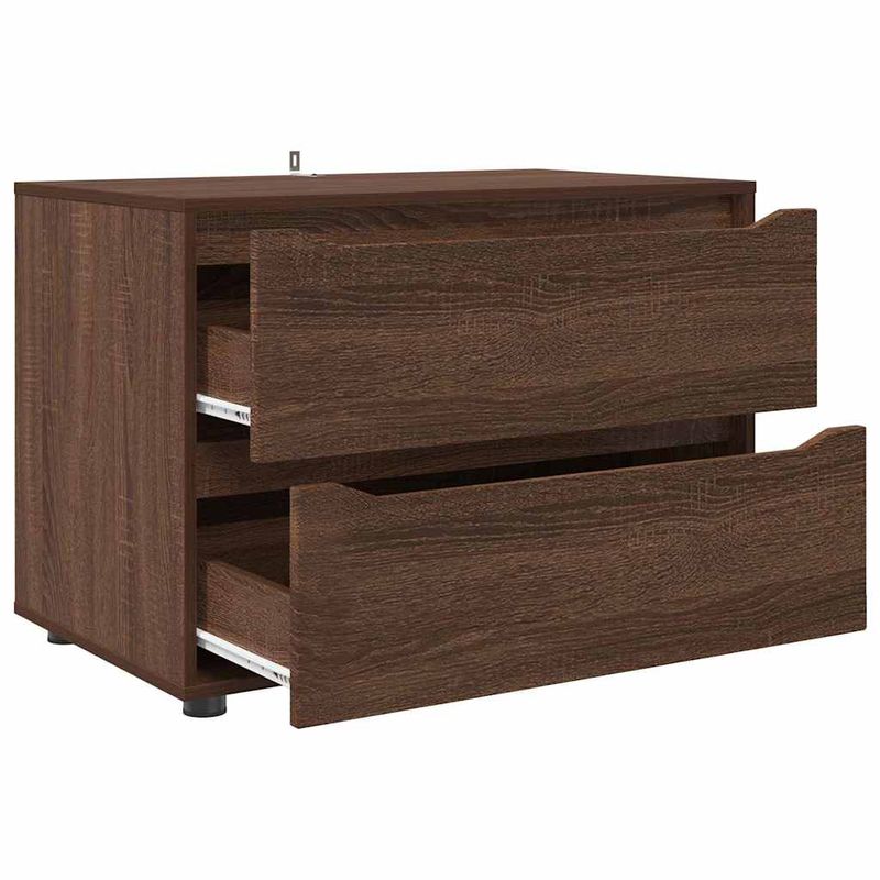 Casa si Gradina - Mobilier - Dulapuri si sifoniere - Dulapuri - Dulap de depozitare Stejar inchis 80 x 48 x 57 cm Lemn compozit - Infinity.ro