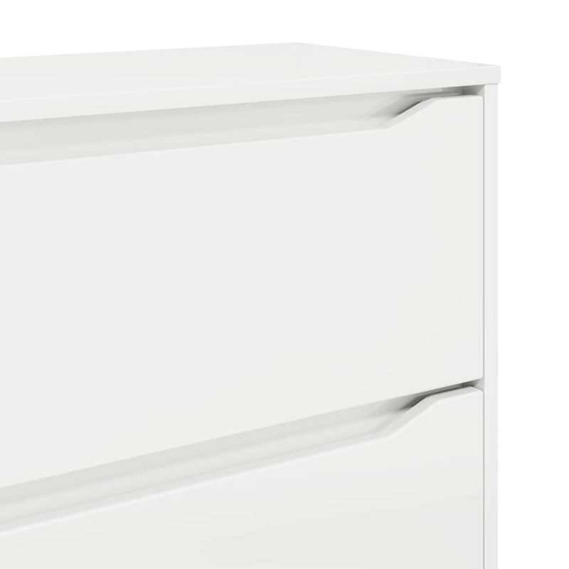 Casa si Gradina - Mobilier - Dulapuri si sifoniere - Dulapuri - Dulap de depozitare Alb lucios 40 x 48 x 105 cm Lemn compozit - Infinity.ro