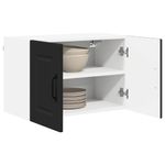 Casa si Gradina - Mobilier - Comode si corpuri - Corpuri bucatarie - Dulap suspendat de bucatarie cu raft Negru 60 x 31 x 40 cm - Infinity.ro