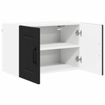 Casa si Gradina - Mobilier - Comode si corpuri - Corpuri bucatarie - Dulap suspendat de bucatarie cu raft Negru 60 x 31 x 40 cm - Infinity.ro