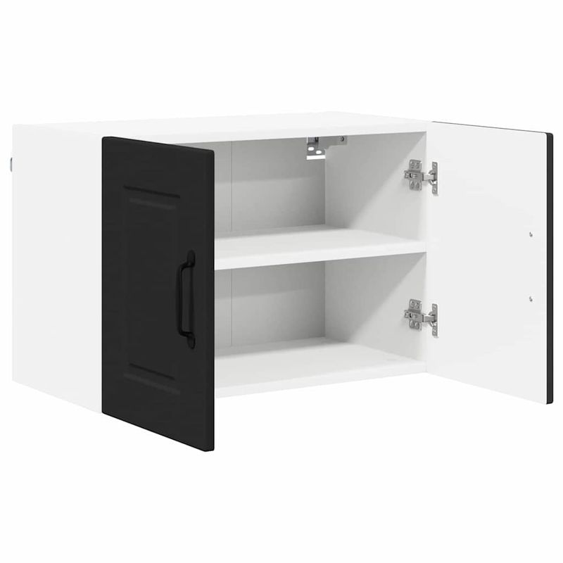 Casa si Gradina - Mobilier - Comode si corpuri - Corpuri bucatarie - Dulap suspendat de bucatarie cu raft Negru 60 x 31 x 40 cm - Infinity.ro