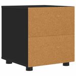 Casa si Gradina - Mobilier - Dulapuri si sifoniere - Dulapuri - Dulap de Baie Negru 40,5 x 40 x 44 cm Lemn compozit - Infinity.ro