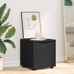 Casa si Gradina - Mobilier - Dulapuri si sifoniere - Dulapuri - Dulap de Baie Negru 40,5 x 40 x 44 cm Lemn compozit - Infinity.ro