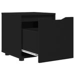 Casa si Gradina - Mobilier - Dulapuri si sifoniere - Dulapuri - Dulap de Baie Negru 40,5 x 40 x 44 cm Lemn compozit - Infinity.ro