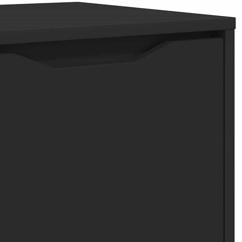 Casa si Gradina - Mobilier - Dulapuri si sifoniere - Dulapuri - Dulap de Baie Negru 40,5 x 40 x 44 cm Lemn compozit - Infinity.ro