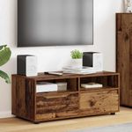 Casa si Gradina - Mobilier - Comode si corpuri - Comode - Cabinet TV cu sertar Lemn Vechi 100 x 48 x 43 cm Lemn compozit - Infinity.ro
