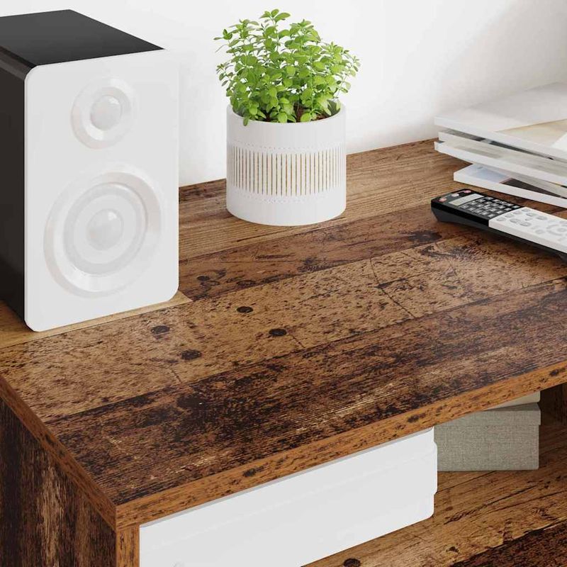 Casa si Gradina - Mobilier - Comode si corpuri - Comode - Cabinet TV cu sertar Lemn Vechi 100 x 48 x 43 cm Lemn compozit - Infinity.ro