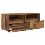 Casa si Gradina - Mobilier - Comode si corpuri - Comode - Cabinet TV cu sertar Lemn Vechi 100 x 48 x 43 cm Lemn compozit - Infinity.ro