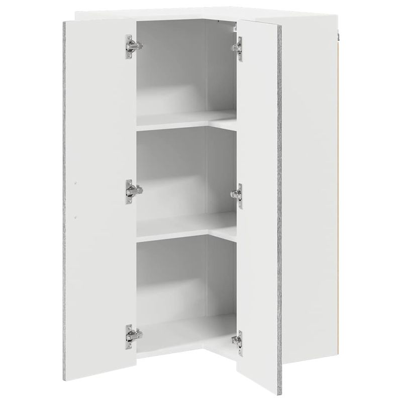Casa si Gradina - Mobilier - Comode si corpuri - Corpuri bucatarie - Dulap de bucatarie Gri Sonoma 57 x 57 x 100 cm Lemn compozit - Infinity.ro